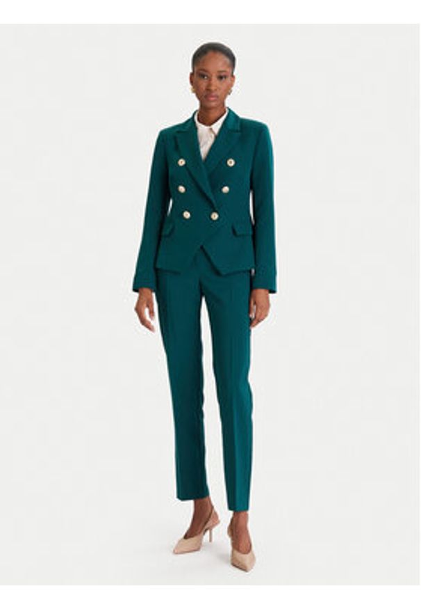 Rinascimento Marynarka CFC0126227003 Zielony Slim Fit. Kolor: zielony. Materiał: syntetyk