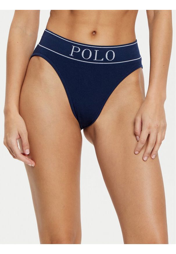 Polo Ralph Lauren Figi klasyczne z wysokim stanem 4P2025 Granatowy. Stan: podwyższony. Kolor: niebieski. Materiał: syntetyk