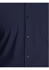 BOSS - Boss Koszula 50490361 Granatowy Slim Fit. Kolor: niebieski. Materiał: syntetyk