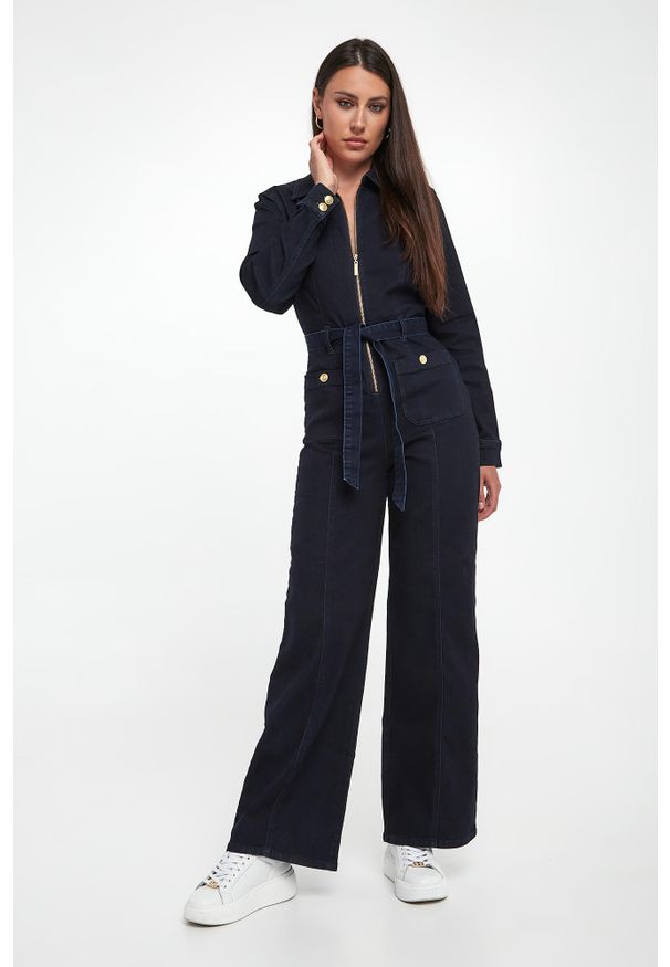 Joseph Ribkoff - Kombinezon damski jeansowy JOSEPH RIBKOFF. Materiał: jeans