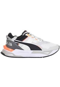 Buty do chodzenia dla dzieci Puma Mirage Sport Tech Jr. Zapięcie: sznurówki. Kolor: biały. Materiał: guma, materiał, tkanina, syntetyk. Szerokość cholewki: normalna. Sport: turystyka piesza