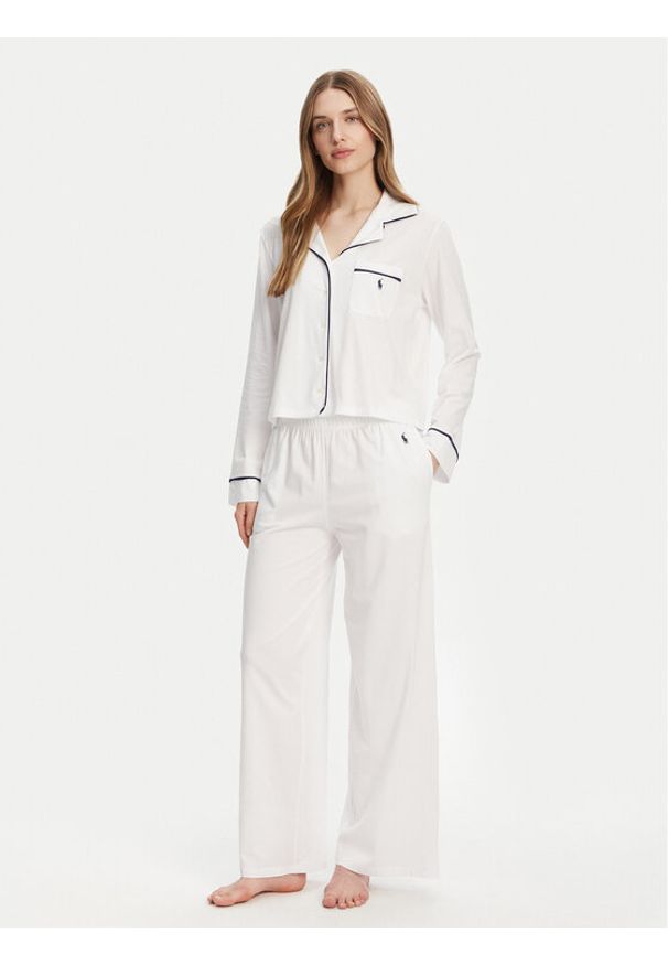 Polo Ralph Lauren Piżama 4P8002 Biały Relaxed Fit. Kolor: biały. Materiał: bawełna