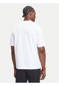 Calvin Klein Jeans T-Shirt Hero Monologo LV04RB295G Biały Relaxed Fit. Kolor: biały. Materiał: bawełna