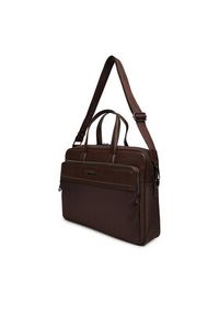 Gino Rossi Torba na laptopa 05A11192-1 Brązowy. Kolor: brązowy. Materiał: materiał #5
