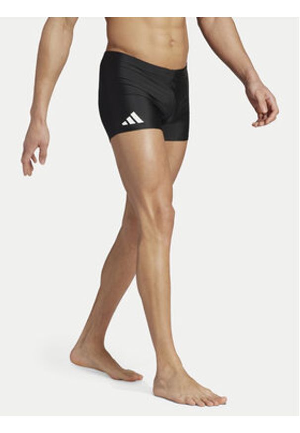 Adidas - adidas Kąpielówki Solid IA7091 Czarny. Kolor: czarny. Materiał: syntetyk