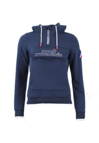 PEAK MOUNTAIN - Damska bluza polarowa Peak Mountain Aflow. Kolor: wielokolorowy, niebieski, szary. Materiał: polar. Sezon: zima. Sport: narciarstwo #1