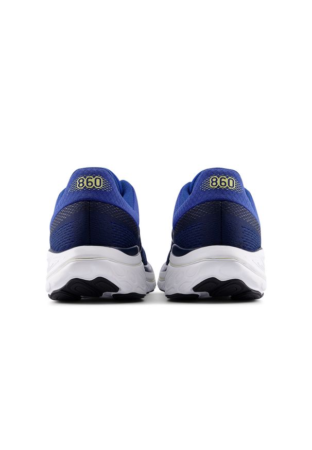 Buty męskie New Balance Fresh Foam 860 v14 M86014E – granatowe. Kolor: niebieski. Materiał: materiał, syntetyk. Sport: fitness