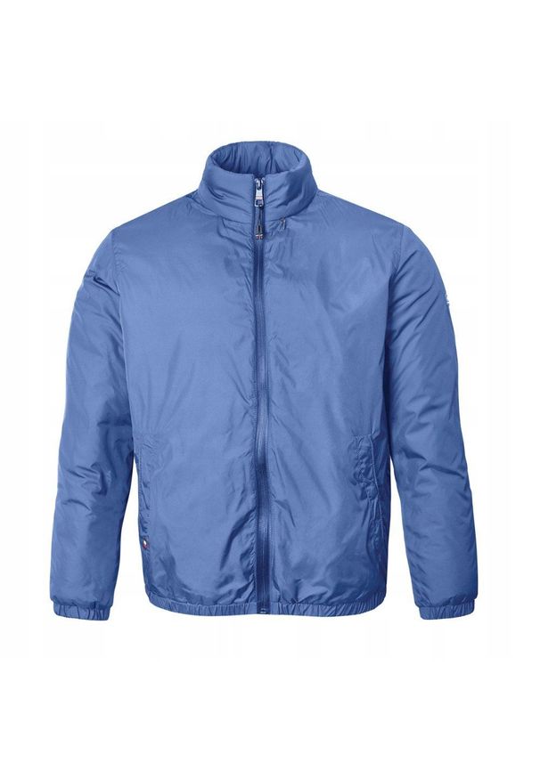 Jesienno-Zimowa Kurtka Męska - Wiatrówka - Pako Jeans - Niebieska. Kolor: niebieski. Materiał: tkanina, nylon. Sezon: zima, jesień