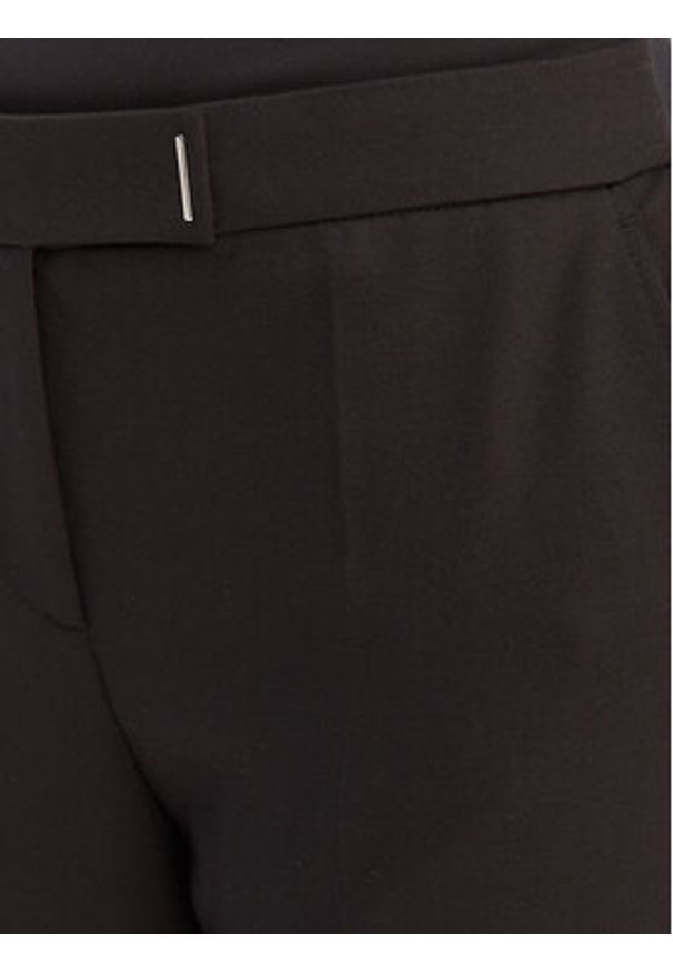 BOSS Spodnie materiałowe Tapria-Crop 50556341 Czarny Slim Fit. Kolor: czarny. Materiał: syntetyk