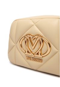 Love Moschino - LOVE MOSCHINO Torebka JC4038PP1OLC0129 Beżowy. Kolor: beżowy. Materiał: skórzane #4