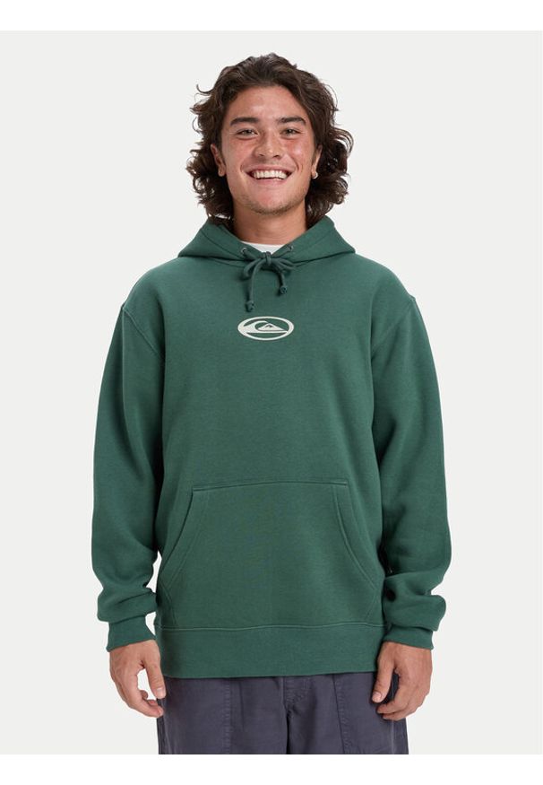 Quiksilver Bluza Salt Water Graphic EQYFT05126 Zielony Regular Fit. Kolor: zielony. Materiał: bawełna