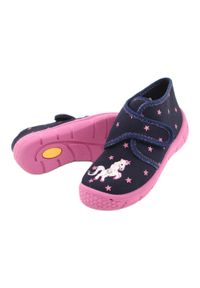 Befado obuwie dziecięce 538P015 granatowe różowe wielokolorowe. Kolor: różowy, wielokolorowy, niebieski #11