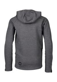 Bluza sportowa dla dzieci POC Merino Zip Hood rowerowa. Kolor: szary. Styl: sportowy