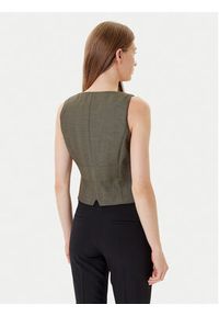 Marella Kamizelka garniturowa Cantico 2523156031 Khaki Slim Fit. Kolor: brązowy. Materiał: syntetyk