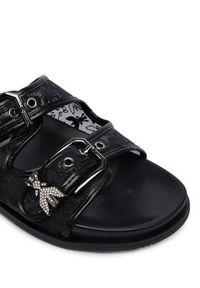 Patrizia Pepe Klapki PPJ386.01 Czarny. Kolor: czarny. Materiał: materiał #4