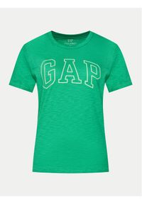 GAP - Gap T-Shirt 871344-04 Zielony Regular Fit. Kolor: zielony. Materiał: bawełna