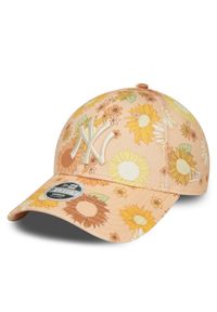New Era Czapka z daszkiem Wmns Floral Aop 940 Nyy 60435003 Pomarańczowy. Kolor: pomarańczowy. Materiał: materiał