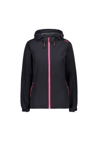 Kurtka przeciwdeszczowa damska z kapturem CMP. Typ kołnierza: kaptur. Kolor: różowy. Sport: turystyka piesza #1