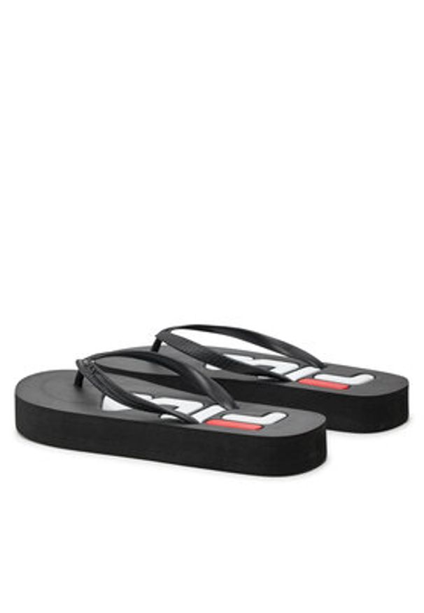 Fila Japonki Troy Zeppa Slipper Wmn FFW0271 Czarny. Kolor: czarny. Materiał: syntetyk