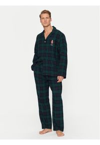 Polo Ralph Lauren Piżama 714915985002 Zielony Regular Fit. Kolor: zielony. Materiał: bawełna #1