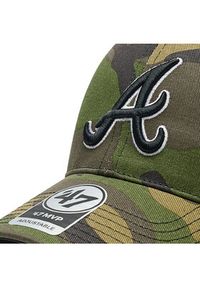 47 Brand Czapka z daszkiem MLB Atlanta Braves Branson Trucker B-CBRAN01GWP-CMB Zielony. Kolor: zielony. Materiał: materiał #3