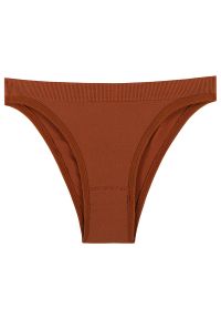 Intica - Tanga z cienkimi paskami niewidoczne pod odzieżą Devinne. Kolor: brązowy. Materiał: tkanina, materiał