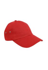 RESULT HEADWEAR - Pluszowa Czapka Z Daszkiem. Kolor: czerwony