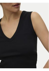 Vero Moda Top Chloe 10342916 Czarny Regular Fit. Kolor: czarny. Materiał: bawełna #5