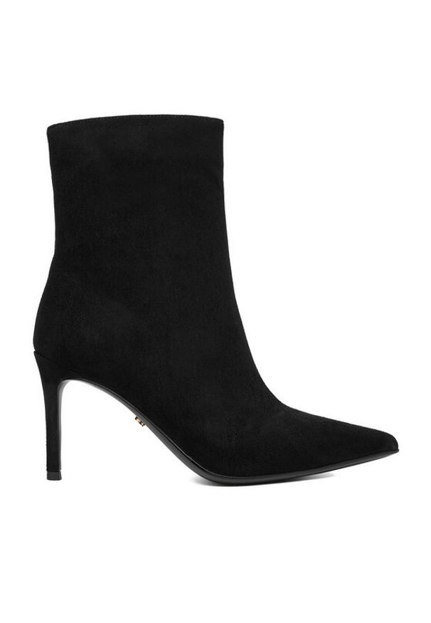 Gino Rossi Botki EO-LIDO-GLC6306-6320-4 Czarny. Kolor: czarny. Materiał: zamsz, skóra