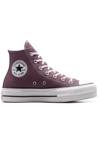 Buty sportowe Converse Chuck Taylor As Lift. Kolor: fioletowy. Materiał: materiał. Styl: sportowy #1