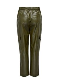 only - ONLY Spodnie z imitacji skóry 15293029 Zielony Loose Fit. Kolor: zielony. Materiał: skóra #3
