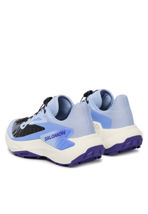 salomon - Salomon Buty do biegania Genesis L49227100 Niebieski. Kolor: niebieski. Materiał: materiał