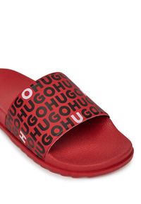 Hugo - HUGO Klapki 50546772 Czerwony. Kolor: czerwony #5