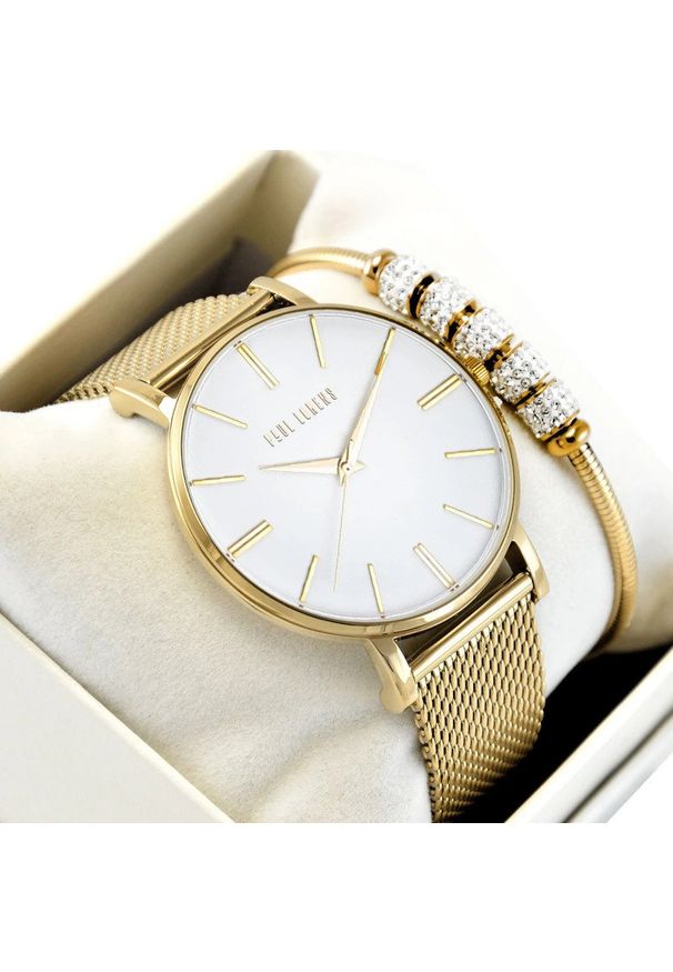 Zestaw damski zegarek Paul Lorens JULIE 10401B-3D1 + bransoletka