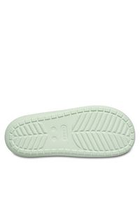 Crocs Klapki Classic Floral Cutout Sandal 210966 Zielony. Kolor: zielony