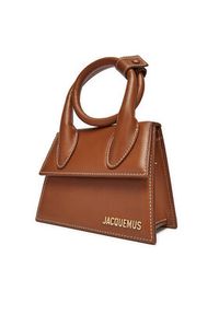 JACQUEMUS Torebka Le Chiquito Noeud 213BA005-3072 Brązowy. Kolor: brązowy. Materiał: skórzane #5