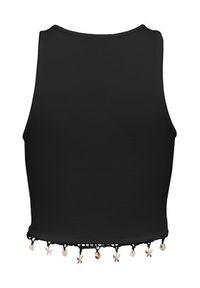 only - ONLY Top Shelly 15325019 Czarny Slim Fit. Kolor: czarny. Materiał: bawełna #3