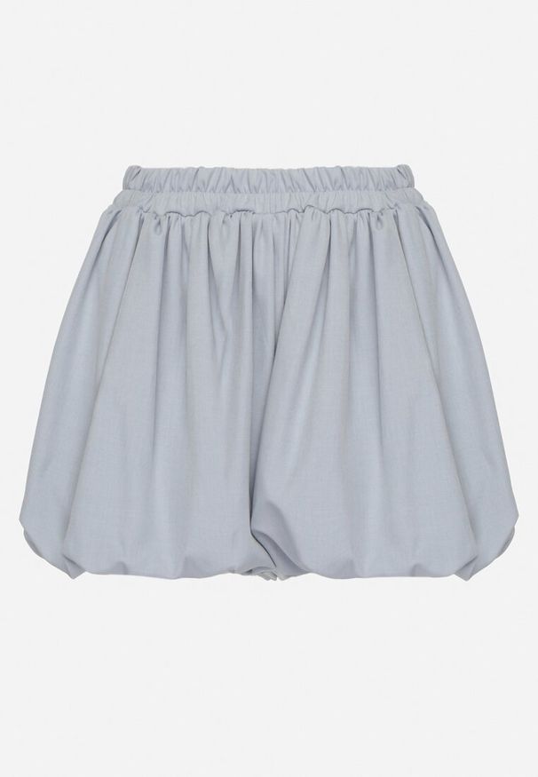 Born2be - Niebieskie Szorty w Stylu Bombki Tosanna. Okazja: na co dzień. Kolor: niebieski. Sezon: lato. Styl: casual, klasyczny