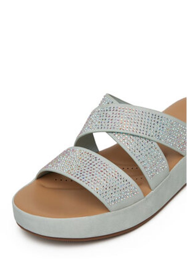 Clara Barson Klapki R23SS06671 Niebieski. Kolor: niebieski. Materiał: materiał, syntetyk