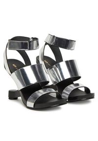 United Nude Sandały Eamz Hana 1090414116 Srebrny. Kolor: srebrny. Materiał: skóra