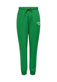 only - ONLY Spodnie dresowe Toddy 15311686 Zielony Regular Fit. Kolor: zielony. Materiał: bawełna #3