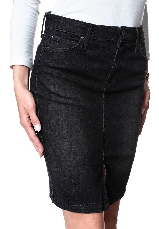 Lee - SPÓDNICA JEANSOWA LEE PENCIL SKIRT BLACK ORRICK L38GDWJN 112108169. Materiał: jeans
