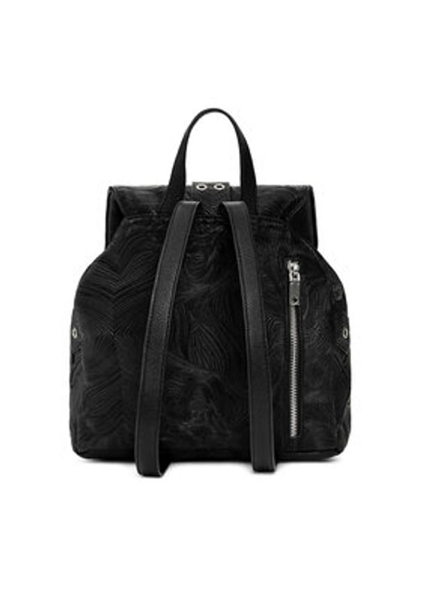 Desigual Plecak 26SAKP04 Czarny. Kolor: czarny. Materiał: materiał