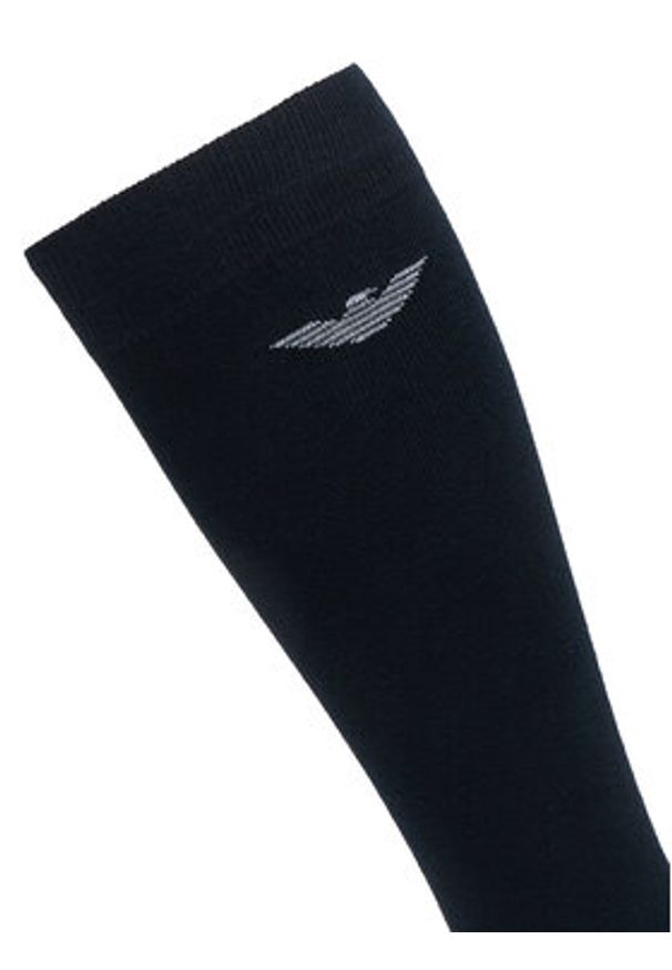 Emporio Armani Underwear Skarpety długie EM000556 AF14446 MB082 Granatowy. Kolor: niebieski. Materiał: bawełna
