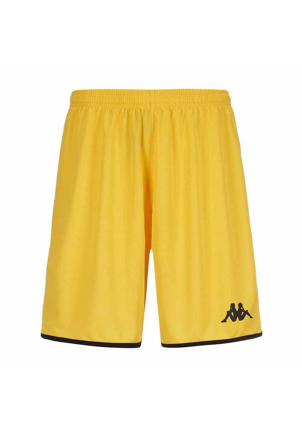 Szorty Kappa Dumpo. Kolor: wielokolorowy, żółty, czarny. Sezon: lato. Sport: koszykówka, fitness