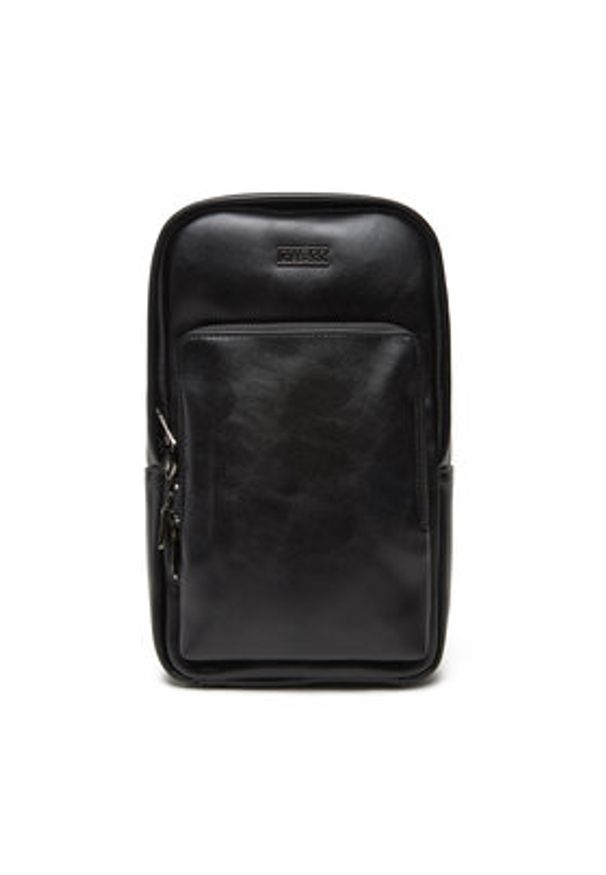 Guess Saszetka HMBOCA P5326 Czarny. Kolor: czarny. Materiał: skóra