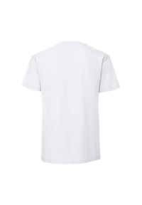 FRUIT OF THE LOOM - Męska Koszulka Iconic Premium Ringspun Cotton T-shirt. Kolor: biały