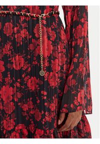 Guess Sukienka codzienna W6RK37 WJ712 Czerwony Regular Fit. Okazja: na co dzień. Kolor: czerwony. Materiał: syntetyk. Typ sukienki: proste. Styl: casual #5