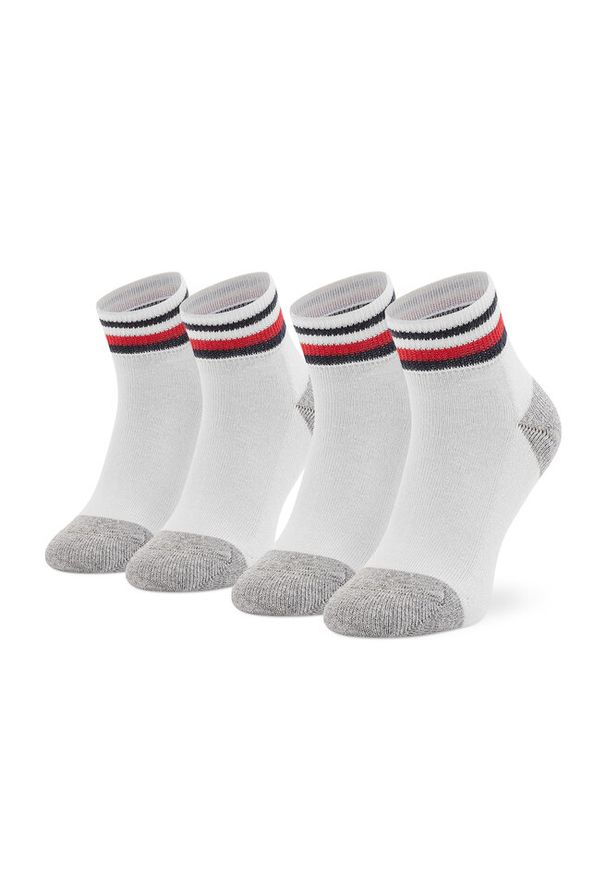 TOMMY HILFIGER - Skarpety długie Tommy Hilfiger. Kolor: biały