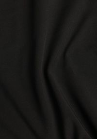 Born2be - Czarna Taliowana Sukienka Koktajlowa z Wiskozą i Półgolfem Zozelira. Okazja: na co dzień. Kolor: czarny. Materiał: wiskoza. Typ sukienki: proste. Styl: wizytowy #4